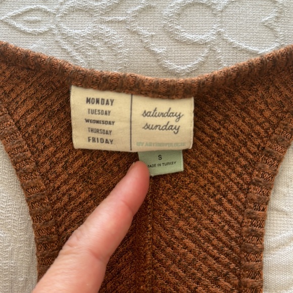 Anthropologie knit tank top, size small - Picture 3 of 5
